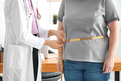 weight management doctor with patient