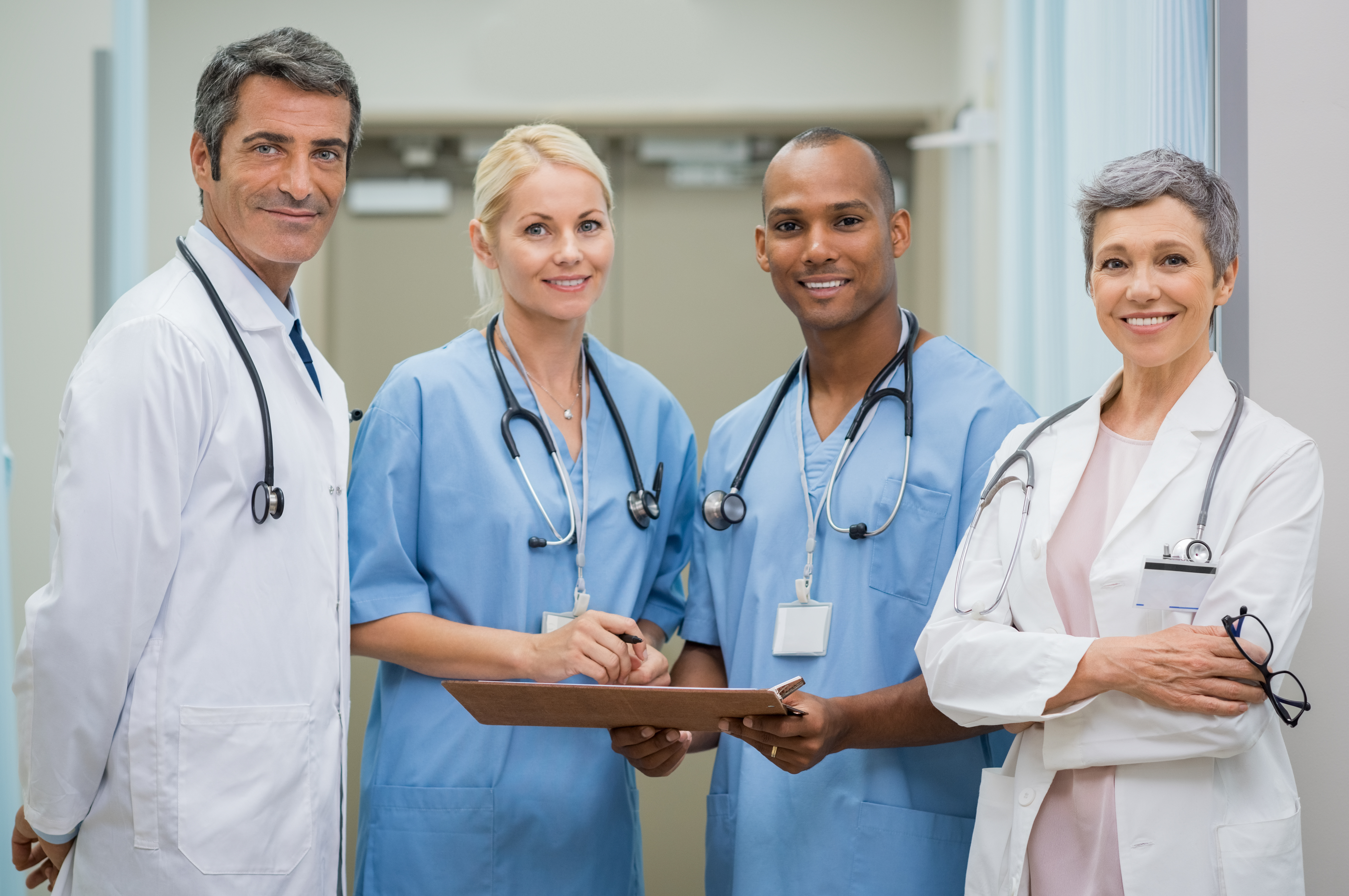 physician with elderly patient